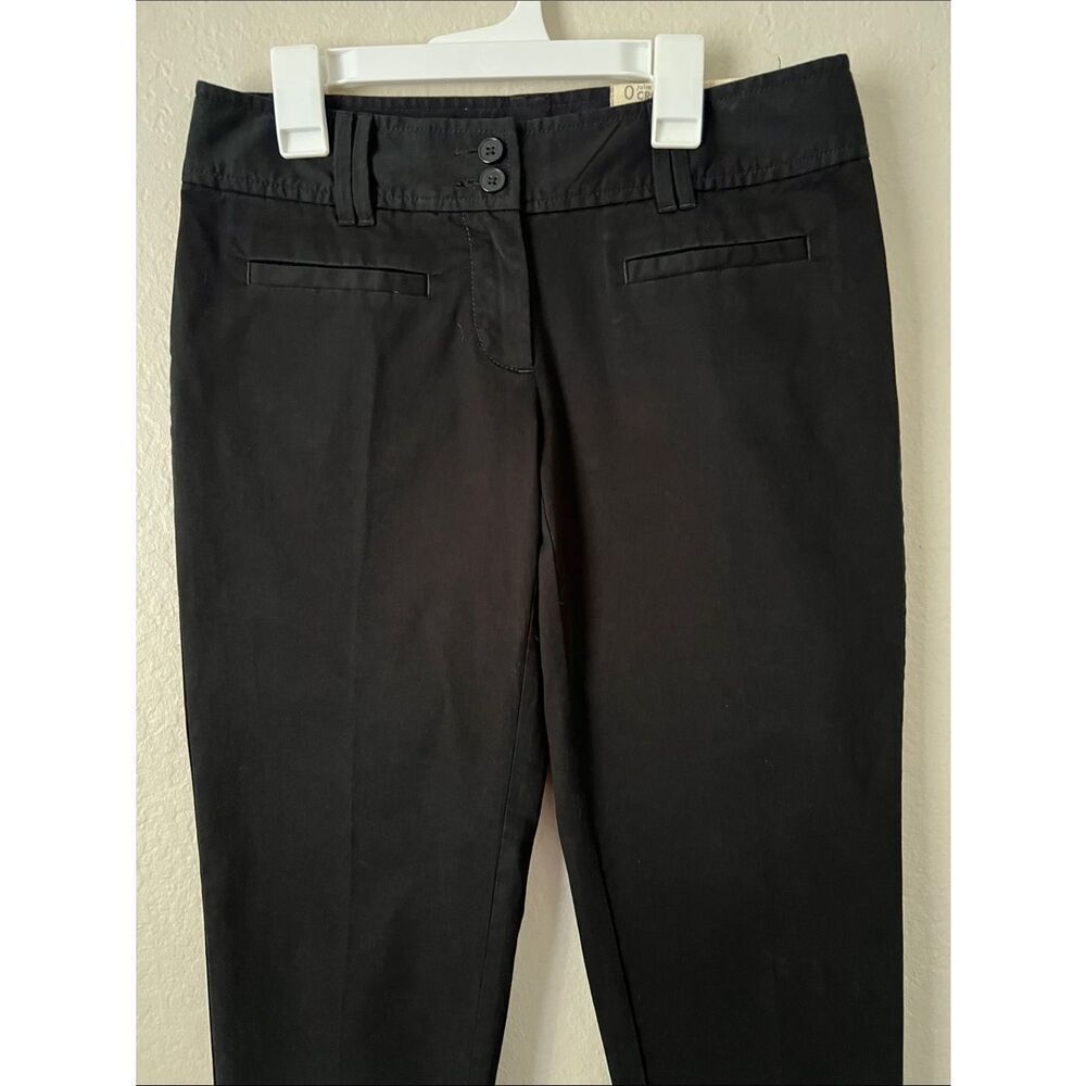 NWT LOFT Julie Cropped Pants Skinny Black in Size 0 - Picture 3 of 14